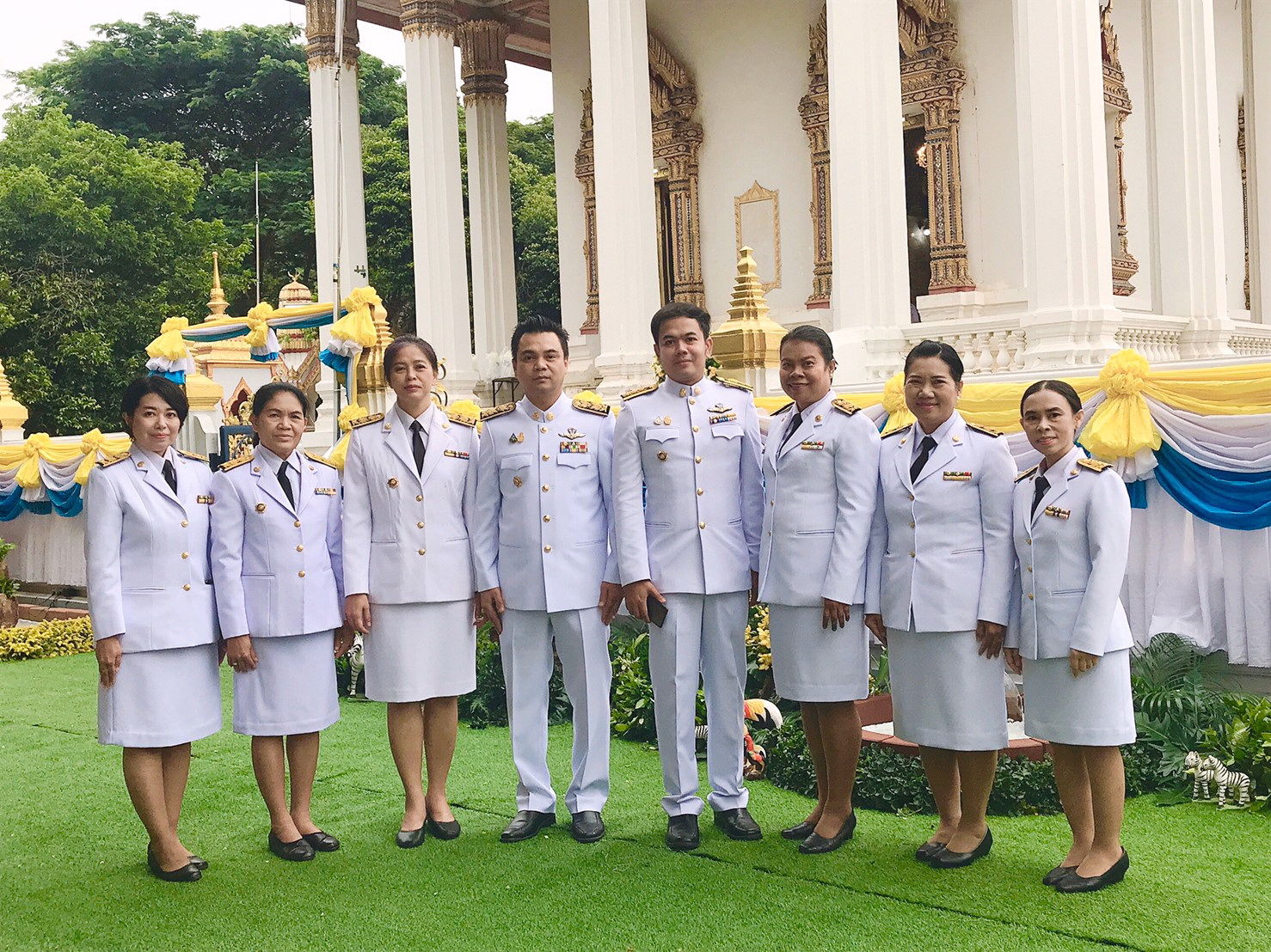 พช.สมุทรปราการร่วมพิธีถวายผ้าพระกฐินพระราชทาน