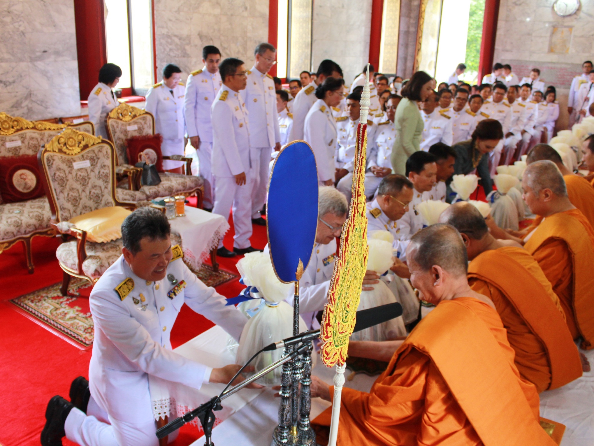 พช.สมุทรปราการร่วมพิธีถวายผ้าพระกฐินพระราชทาน