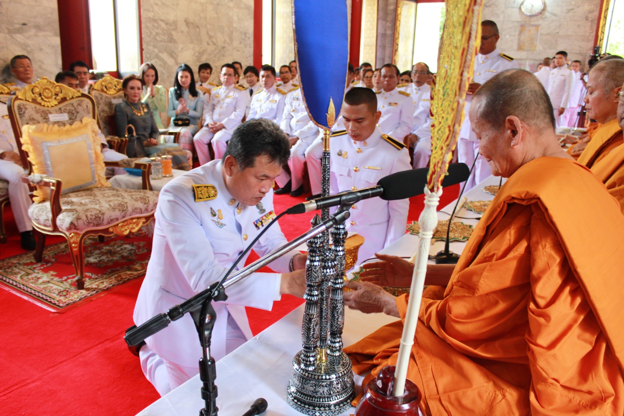 พช.สมุทรปราการร่วมพิธีถวายผ้าพระกฐินพระราชทาน