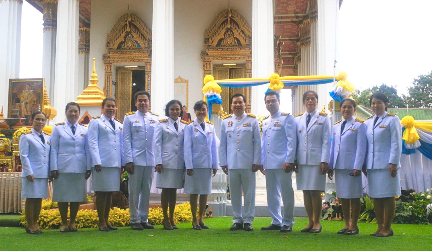 พช.สมุทรปราการร่วมพิธีถวายผ้าพระกฐินพระราชทาน